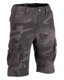 Pantaloni scurti vintage prespalati - Dark camo