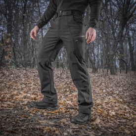 Pantaloni Soft Shell Winter - Negru