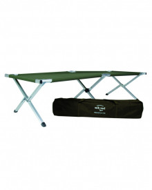 Pat pliant de campanie US 190x65 cm - Oliv