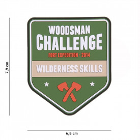 Patch 3D PVC Woodsman Challenge