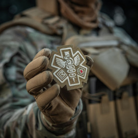 Patch M-Tac Paramedic brodat - Coyote