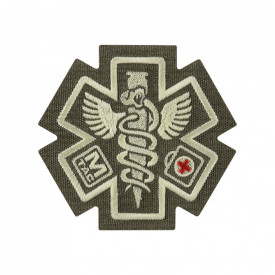 Patch M-Tac Paramedic brodat - Oliv