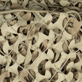 Plasa camuflaj cu sustinere 3 x 3 M - Desert
