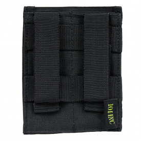 Port dublu incarcator elastic 101 INC - Negru