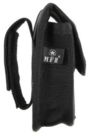 Port pentru catuse cu inchidere cu Velcro - Negru