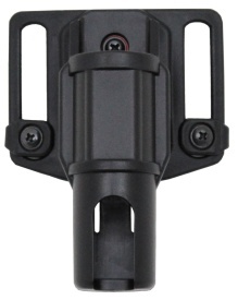 Port rotativ pentru baston telescopic 9,5 cm - Negru