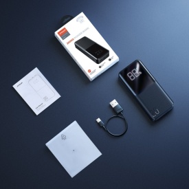 Power bank, Joyroom, 15W 20000mAh PD QC3.0 AFC negru, HRT-106771