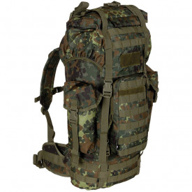 Rucsac BW Combat MOLLE 65 l cu tija de aluminiu - Flectar