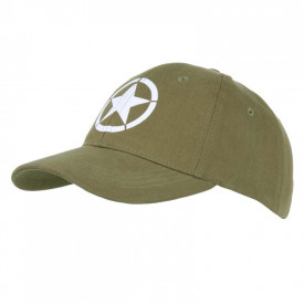 Sapca Baseball Allied Star WWII - Oliv