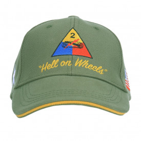 Sapca baseball cap 2nd Armored Division - Verde