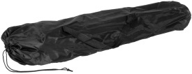 Scaun pliabil Deluxe cu spatar si cotiere - Negru