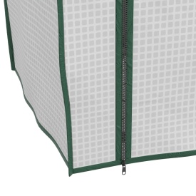Sera pentru balcon si terasa din otel si PE 59x39x127 cm - Alb