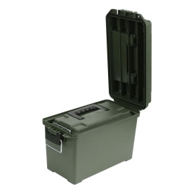 Set 2 cuti de munitie din plastic - Oliv