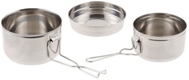 Set de gatit militar MFH CZ din otel inoxidabil 3 piese