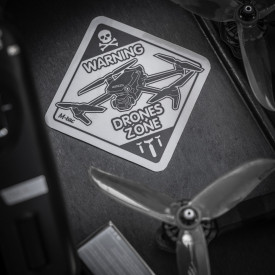 Sticker M-Tac Drone Zone reflectorizant - Small