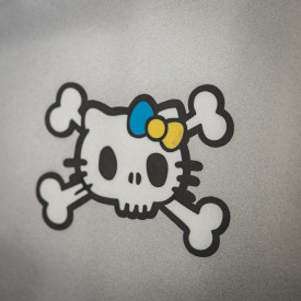 Sticker M-Tac Hello DEAD Kitty reflectorizant