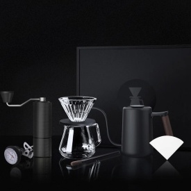 Timemore Set cadou C3 Pour Over Fish Youth - Negru