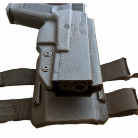 Toc pistol Glock 17,19 din Kydex - Negru