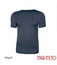 Tricou barbati Merinito 150g 100% lana merinos - Gri