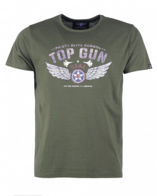 Tricou pilots elite school - Oliv