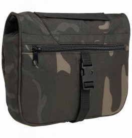 Trusa igiena cu agatatoare si oglinda Brandit - Dark camo