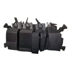 Vesta mini Chest Rig - Negru