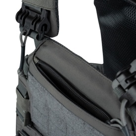 Vesta tactica Cordura QR plate carrier laser‑cut - Gri