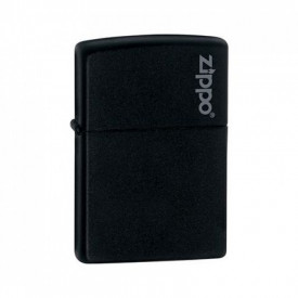 Zippo Black Matte Logo - Img 2