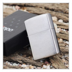 Zippo Brushed Brass 1941 Replica Silver - Img 4