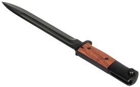 Baioneta Mauser K98 cu plase din lemn si teaca Repro - Negru