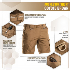 Bermude Aggressor Short - Coyote
