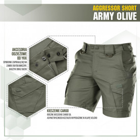 Bermude Aggressor Short - Oliv