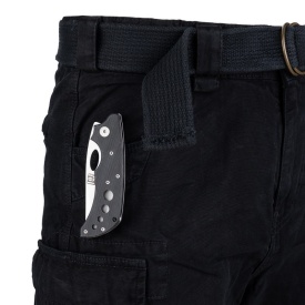 Bermude Heavy Duty Cargo - Negru
