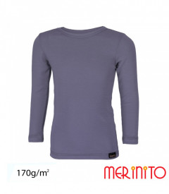 Bluza copii Merinito 170g lana merinos - Gri