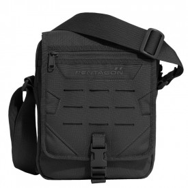 Borseta Messenger - Negru
