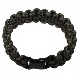Bratara paracord - Oliv