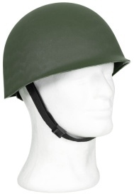 Casca de protectie din plastic model US - Oliv