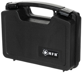 Cutie pentru pistol din plastic mica cu inchidere - Negru