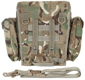 Geanta britanica GB pentru masca de gaze like new - MTP camo