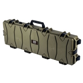 Geanta rigida tip troliu pentru arma Fosco 102 cm - Oliv