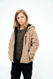 Hanorac teddyfleecejacket copii Brandit - Coyote