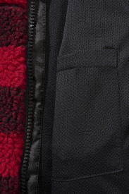Hanorac teddyfleecejacket copii Brandit - Negru rosu