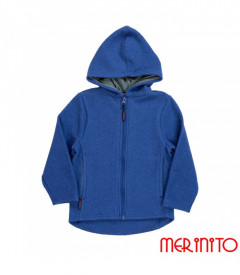 Jacheta copii Merinito lana fiarta merinos - Albastru