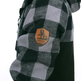 Jacheta Lumbershell - Gri negru