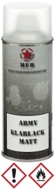 Lac spray Army transparent mat 400 ml