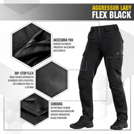 Pantaloni Aggressor Flex Dama