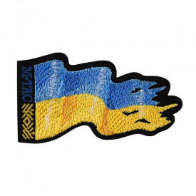 Patch M-Tac Battle Flag of Ukraine brodat 2 - Negru