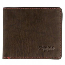 Portofel Zippo Piele Naturala Cu Buzunar Pentru Monezi