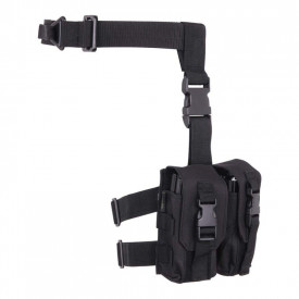 Pouch de picior pentru munitie M4 - Negru