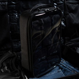 Pouch transparent Elite Large (30Х19 cm) M-Tac - Negru